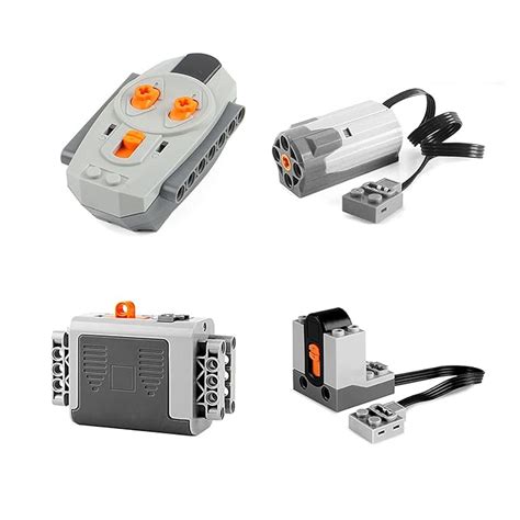 Buy Mutcretus 4PCS Power Function Motor Set, Small Speed Remote Control ...