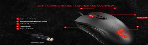 Amazon.in: Buy MSI Clutch S12-0401530-AP1 Gaming Optical Mouse (Black ...