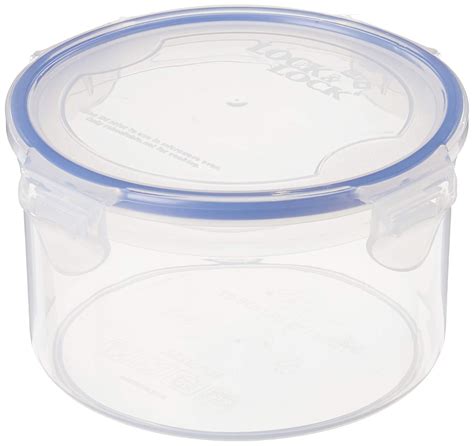 Buy Lock & Lock Classics Round Food Container, 750ml, Transparent ...
