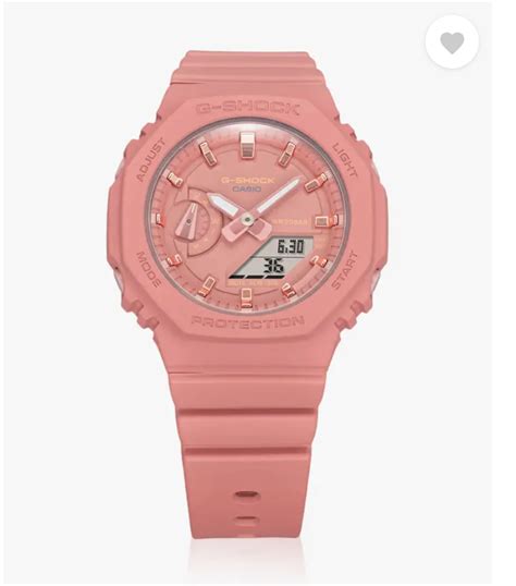 G-SHOCK Pink Dial Resin Strap Analog-Digital Watch - For Women -GMA ...