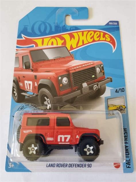 Buy Hot Wheels Land Rover Defender 90 (Red) 2020 Factory Fresh Online ...