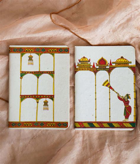 Arches and Lanterns in Chitrakathi A6 Notebook (Single) – ekibeki