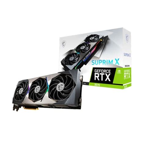 MSI RTX 3070 SUPRIM X | 8GB GDDR6 Gaming Graphics Card
