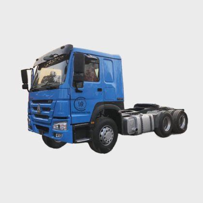 Tractor Trailer Head Second Hand Truck Blue Body 6x4 4x2 Howo 420 hp ...