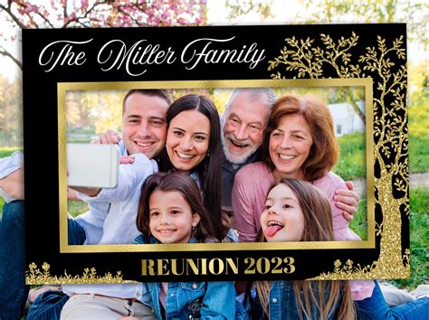 Family Reunion Photo Frame Family Reunion Photo Props Photo Booth Frame ...