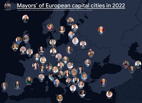 Europe Map With Capitals 2022