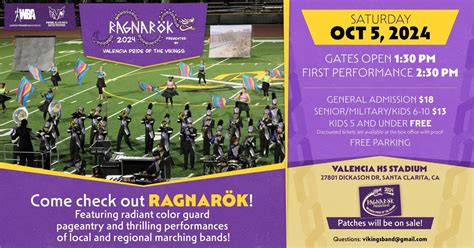 Valencia HS Presents Ragnarök: Marching Band Event , Valencia High ...