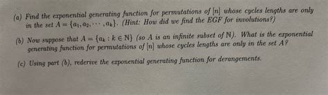 Image result for Exponential Generating Function Examples