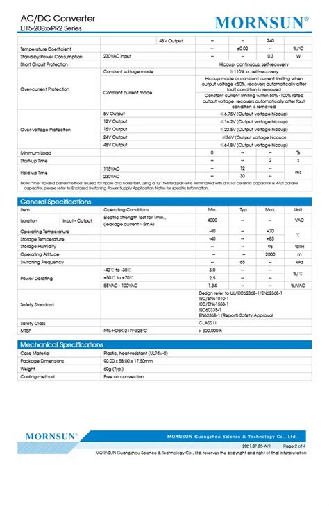 Mornsun LI15 15W SMPS Power Supply - Mornsun SMPS Power Supply LI15 ...
