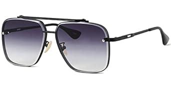 Buy Gtand Fashion Oversized Square Aviator Gradient Sunglasses For Men ...