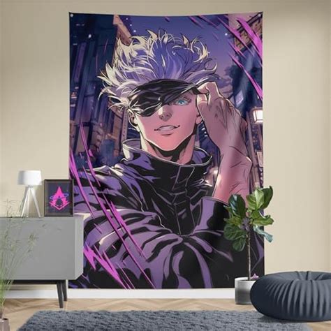 ComicSense.xyz Limitless Printed Anime Tapestry, Anime Theme Backdrop ...