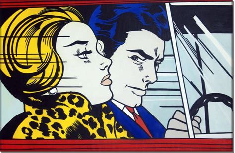 In The Car – Roy Lichtenstein – Pop Art Painting - Posters by Roy ...