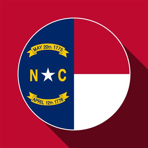 North Carolina state flag. Vector illustration. 15260503 Vector Art at ...