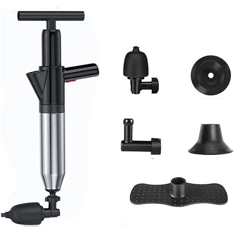 VIRRIRAVY Stainless Steel Air Plunger Kit for Bathroom and India | Ubuy