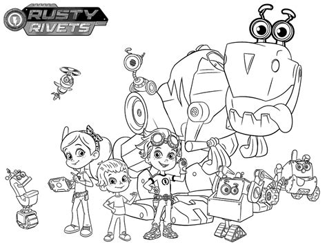 Image result for Rusty Rivets Ruby Coloring Pages