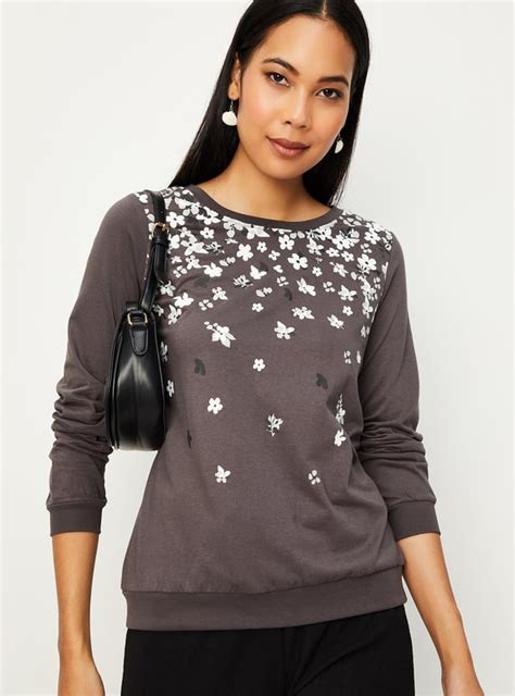 Buy Women Floral Printed T-shirt Online at just Rs. 499.0 ...