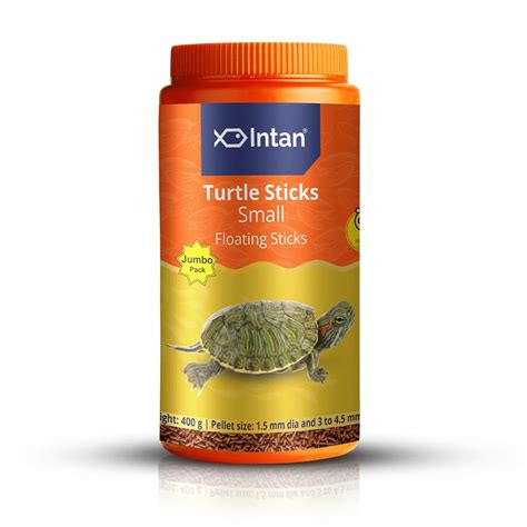 Intan Turtle Sticks (Small 1.5mm x 3-4.5mm Floating) | 400gm - Highly ...