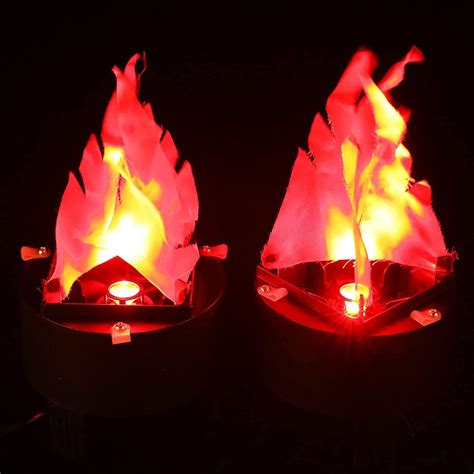 Artificial Flame Lights Hire Silk Fire Flame LED Effect Light With