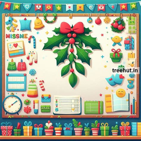Mistletoe Bulletin Board Ideas, Door Posters and Classroom Activities