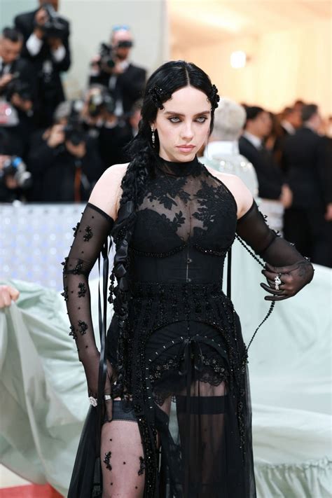 BILLIE EILISH at 2023 Met Gala Celebrating Karl Lagerfeld: A Line of ...