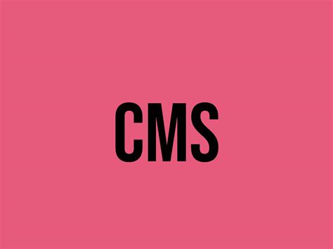 Image result for CMS Full Form