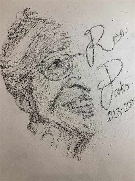 How To Draw Rosa Parks
