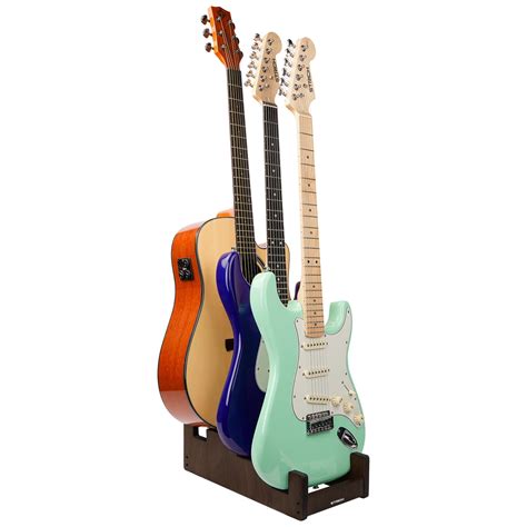 Snapklik.com : STRICH Wooden Guitar Stand For Multiple Guitars, 3 ...
