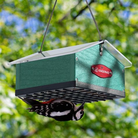 Kingsyard Squirrel Proof Caged Tube Bird Feeder