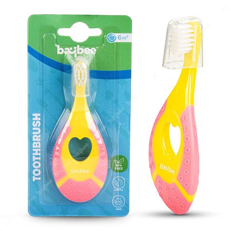 BAYBEE Ultra Soft Baby Manual Toothbrush Set, Bpa Free Baby Training ...