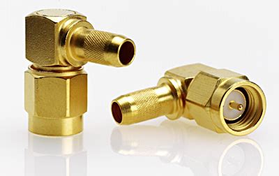 SMA Right Angle Crimp Plug RG58 | SMA connector for RG58 | Cobra ...