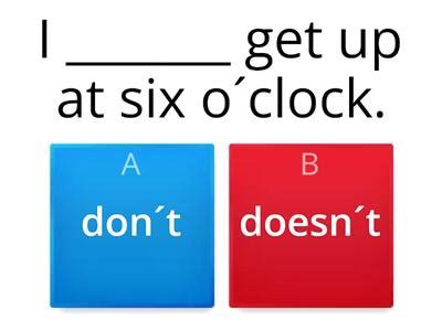 Image result for Present Simple Negative Multiple Choice