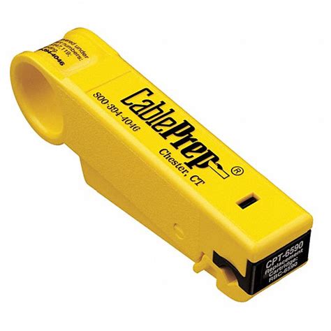 1/4 in, For RG-59/RG-6 Cable Designation, Cable Stripper - 6JDE7|CPT ...