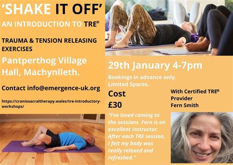 Shake It Off - An Introductory TRE Workshop (Trauma & Tension Release ...