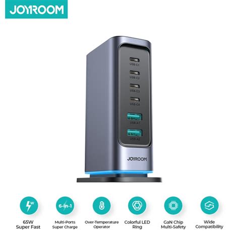 Promo JOYROOM TCM02 Charger Power Station Multi Port GaN 65W Cicil 0% ...