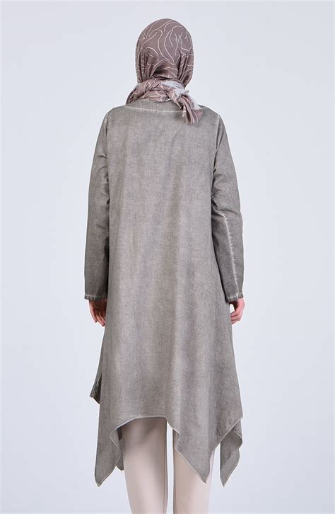 Dark Beige Tunics 4555-07 | Sefamerve