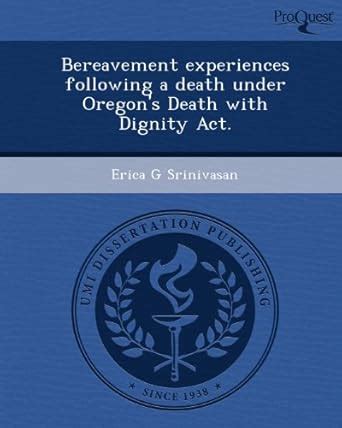 Buy Bereavement Experiences Following a Death Under Oregon's Death with ...