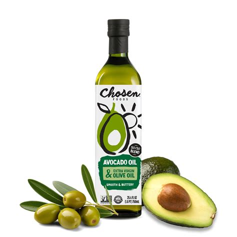 Chosen Foods Extra Virgin Olive Oil/Avocado Oil 50-50 Blend 750ml ...