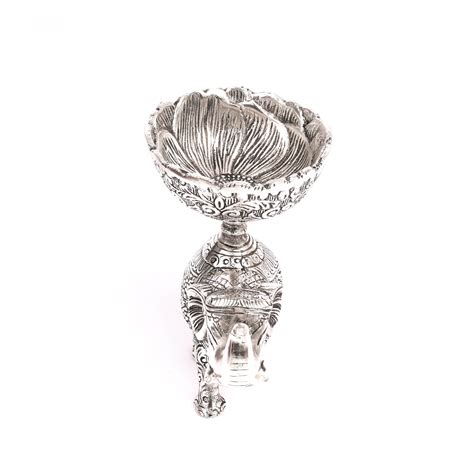 German Silver Elephant Bowl Decorative Serving Bowl – Natriel