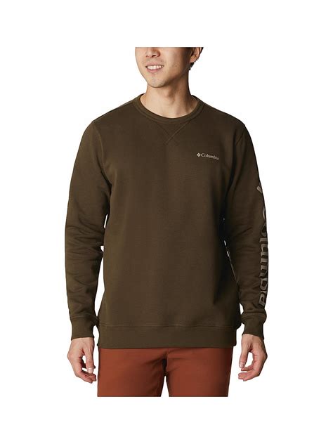 Buy Green M Columbia Logo Fleece Crew For Men Online at Columbia | 508602