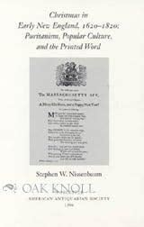 Buy Christmas in Early New England, 1620-1820: Puritanism, Popular ...