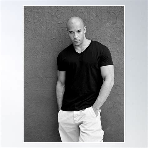 Vin Diesel Young Poster | Vin diesel, Bald men, Mens hairstyles