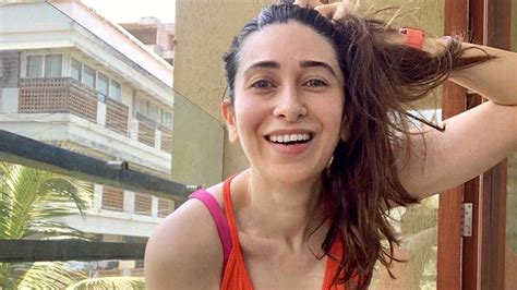 Karisma Kapoor brightened up her quarantine workout look with a pink ...