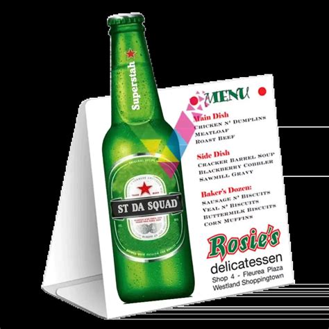 Custom Table Tent | Printing Table Tents Cards