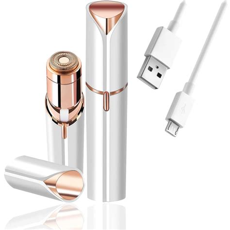 Facial Hair Removal USB Rechargeble Pain Less Blawless Machine for ...