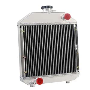 CoolingSky 2 Row All Aluminum Radiator for Tractor Yanmar YM240 YM2000 ...