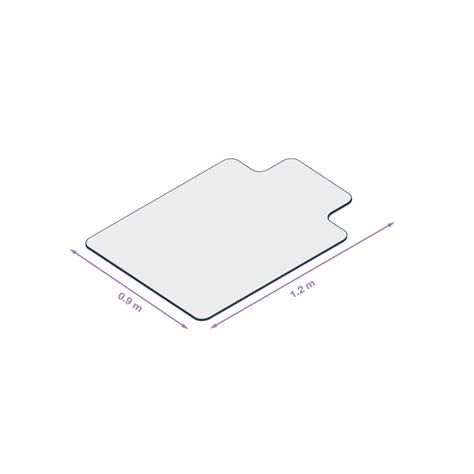 CMC000001PCS Coba Europe | Coba Europe Clear Carpet Square Office Chair ...