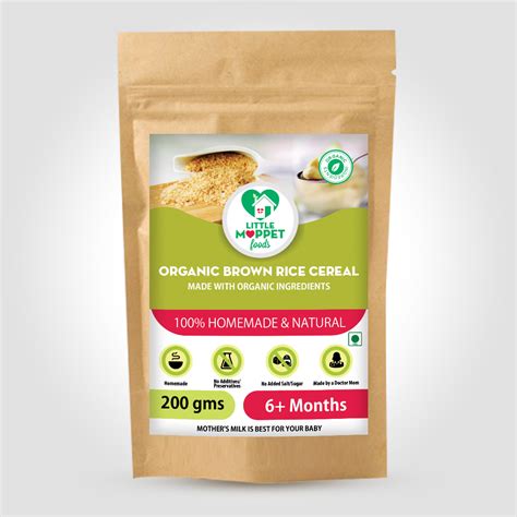 Organic Brown Rice Cereal – wholesome first food for babies