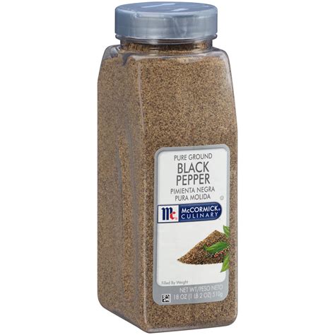 Buy McCormick Culinary Pure Ground Black Pepper, 18 oz - One 18 Ounce ...
