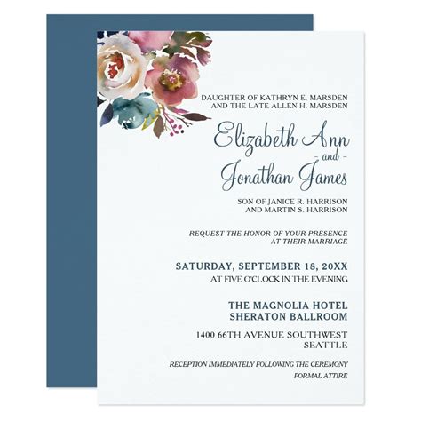 Wedding Invitation Wording Etiquette Deceased Parent