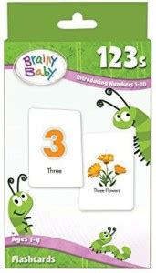Brainy Baby 123S Flash Card Set Introducing Numbers 1 To 20 Price in ...
